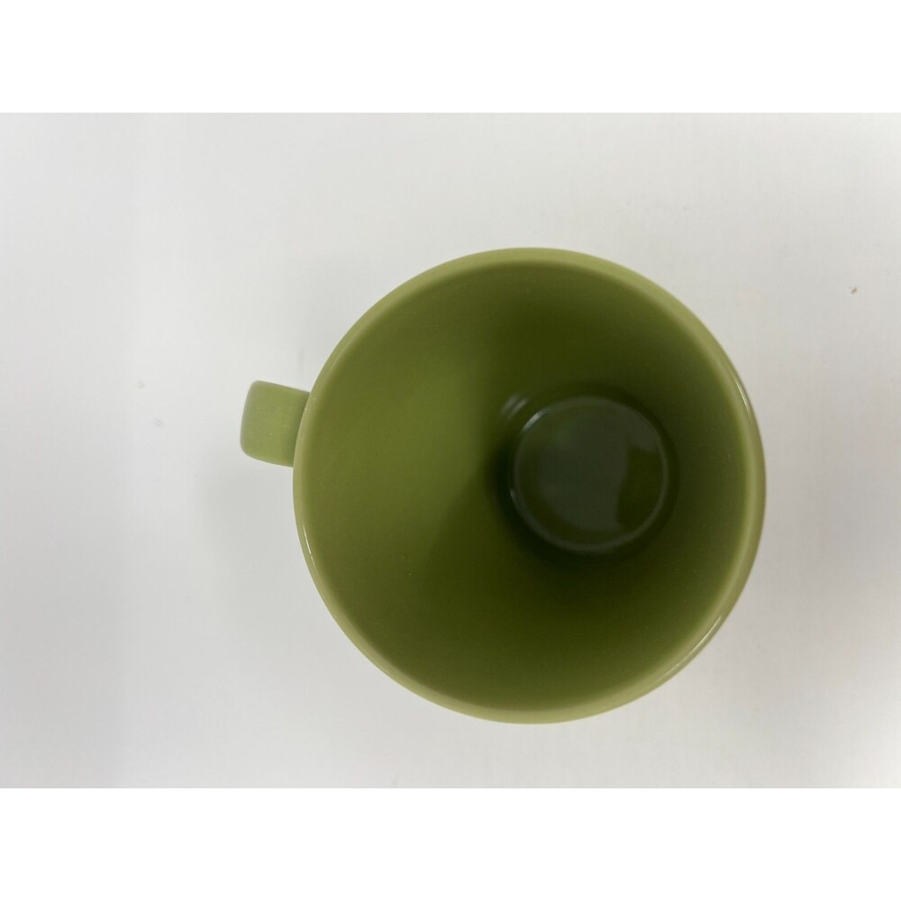 Starbucks Stockholm Design House Green Gray Ribbed Tea Coffee Mug 12 oz 2009 - Picture 6 of 7